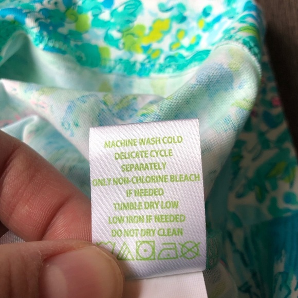 Lilly Pulitzer Marlowe Dress Size XXS Sunshine City Pima Cotton Tropical - Picture 13 of 13